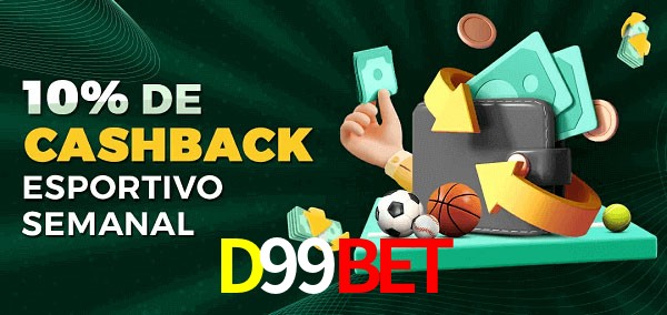 10% de bônus de cashback na D99Bet